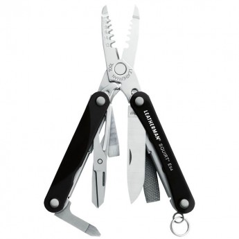 Мультитул LEATHERMAN SQUIRT ES4 BLACK 831242