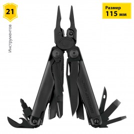 Мультитул LEATHERMAN SURGE BLACK MOLLE SHEATH 831333 с нейлоновым чехлом