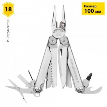 Мультитул LEATHERMAN WAVE PLUS 832532 с нейлоновым чехлом