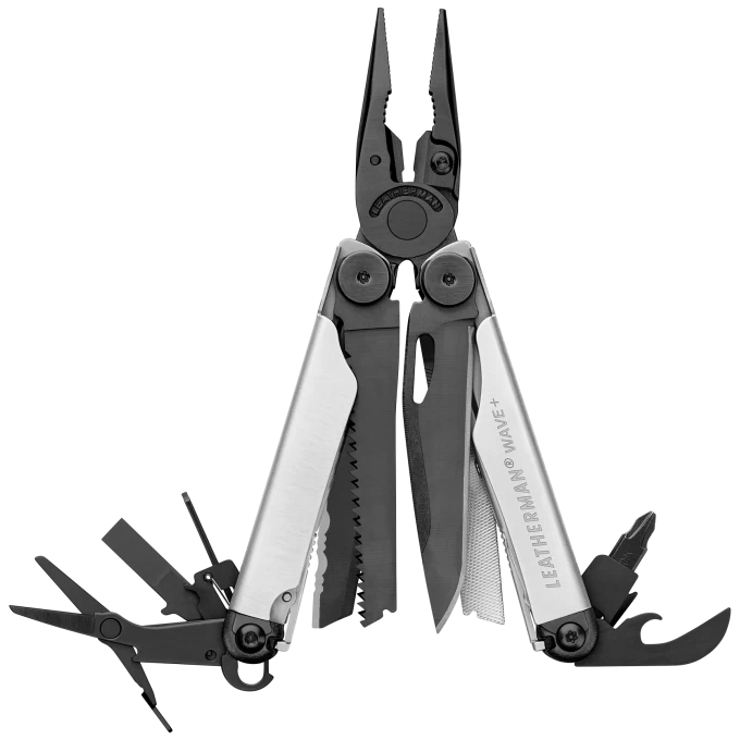 Мультитул LEATHERMAN WAVE PLUS BLACK & SILVER с нейлоновым чехлом 832622 Мультитул LEATHERMAN WAVE PLUS BLACK & SILVER с нейлоновым чехлом 832622
