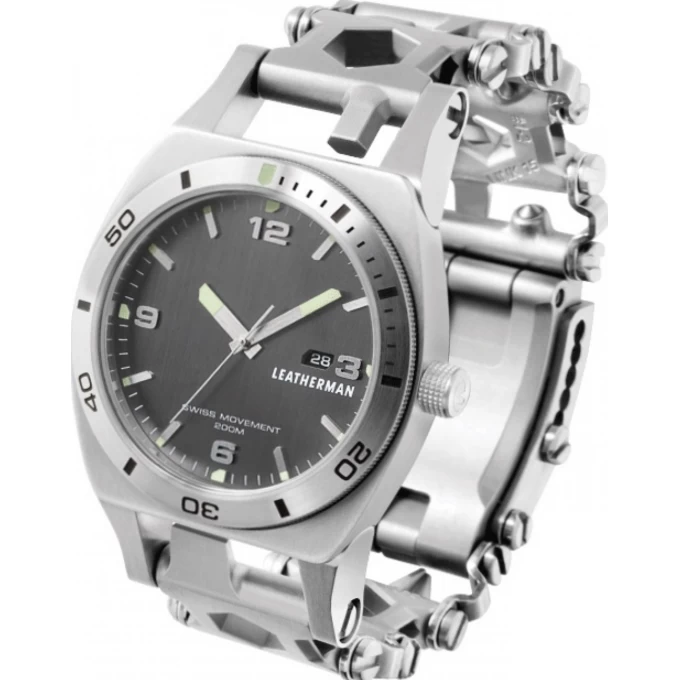 Часы - мультитул LEATHERMAN TREAD TEMPO STEEL 832421