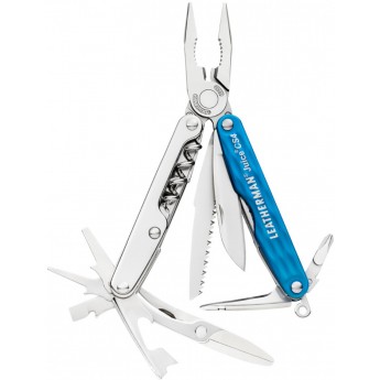 Мультитул LEATHERMAN JUICE CS4 COLUMBIA BLUE 831986 в подарочной упаковке