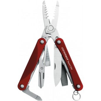 Мультитул LEATHERMAN SQUIRT ES4 RED 831237 в подарочной упаковке